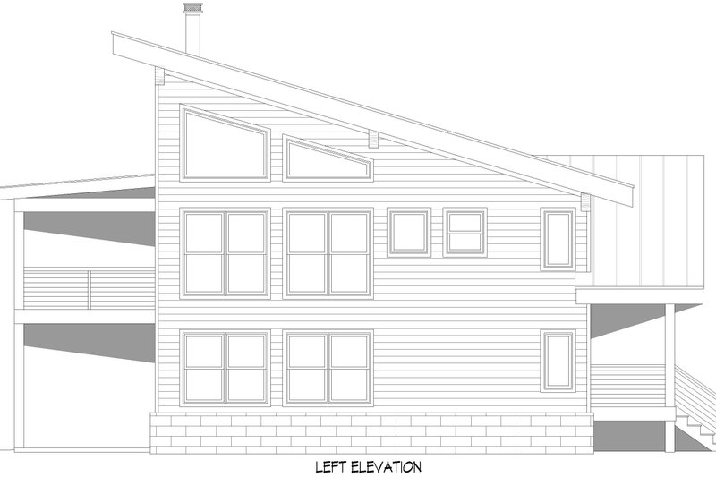 Home Plan - Exterior - Other Elevation for Contemporary House Plan #932-1136 - 2 bed, 2 bath
