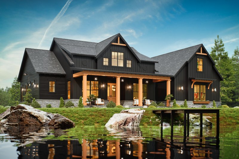 House Blueprint - Exterior - Other Elevation 1 for Farmhouse House Plan #119-434 - 3 bed, 3.5 bath