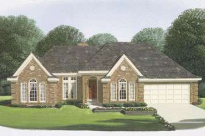 Architectural House Design - Traditional Exterior - Front Elevation Plan #410-159