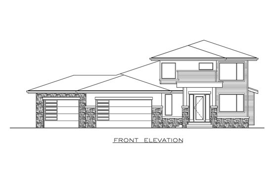 Exterior - Front Elevation 3 for Traditional House Plan #1100-116 - 6 bed, 5 bath