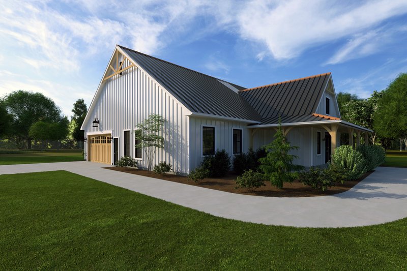 House Blueprint - Exterior - Other Elevation for Farmhouse House Plan #1111-30 - 4 bed, 2.5 bath