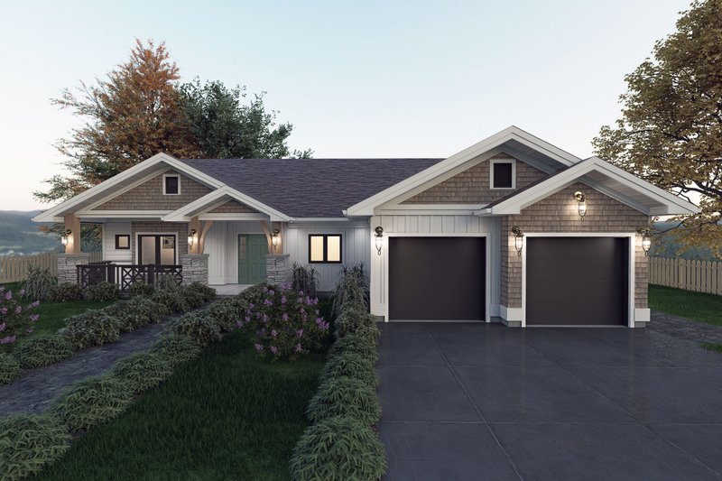 Dream House Plan - Exterior - Front Elevation 3 for Country House Plan #1101-7 - 3 bed, 3.5 bath