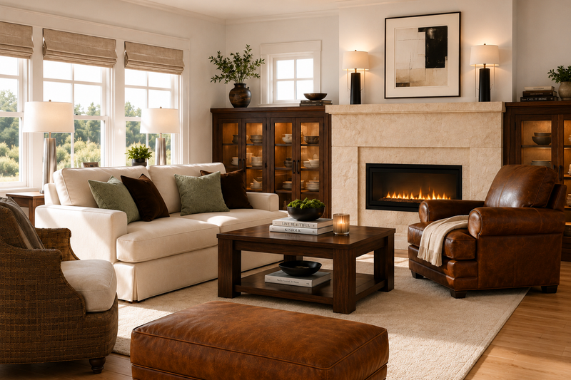 Architectural House Design - Interior - Family Room for Traditional House Plan #928-46 - 4 bed, 3.5 bath
