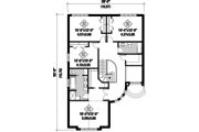 European Style House Plan - 4 Beds 2 Baths 2922 Sq/Ft Plan #25-4477 
