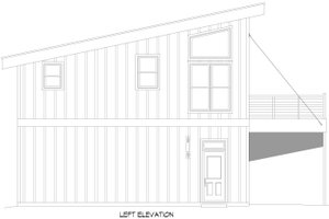Exterior - Other Elevation for Contemporary House Plan #932-1098 - 1 bed, 2 bath