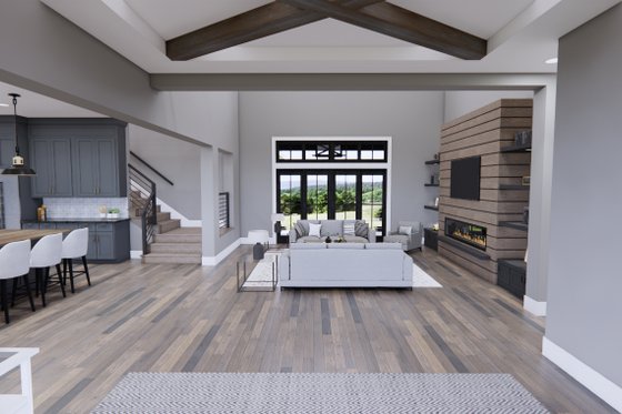 Interior - Entry 2 for Farmhouse House Plan #51-1247 - 4 bed, 5 bath