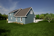 Craftsman Style House Plan - 3 Beds 2 Baths 1515 Sq/Ft Plan #1116-22 Exterior 