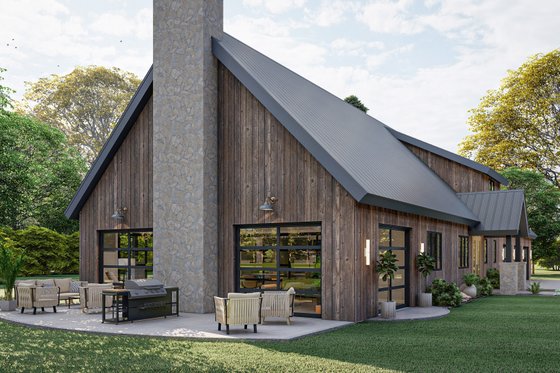 Exterior - Other Elevation for Barndominium House Plan #455-315 - 3 bed, 2.5 bath