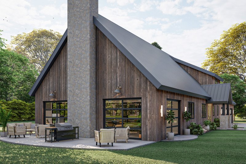 Architectural House Design - Exterior - Other Elevation for Barndominium House Plan #455-315 - 3 bed, 2.5 bath