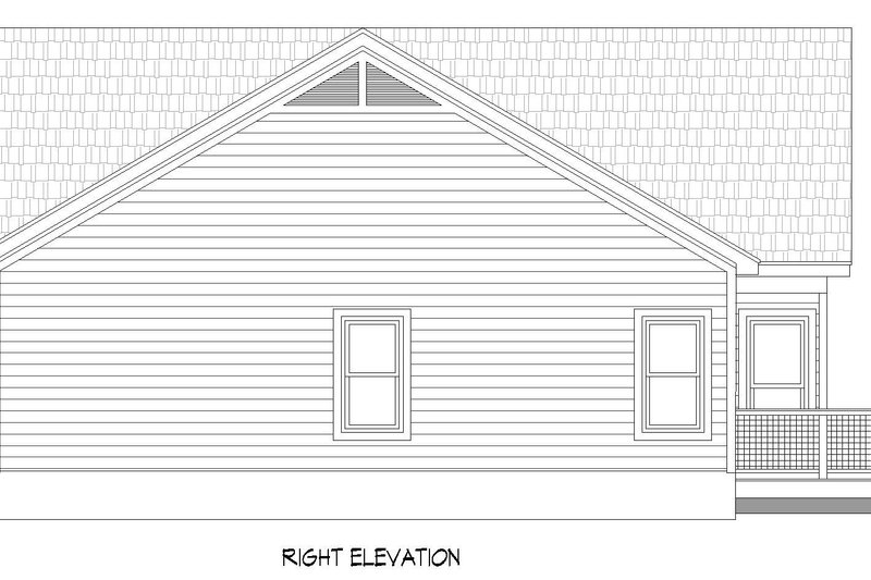 House Plan Design - Exterior - Other Elevation 1 for Cottage House Plan #932-636 - 2 bed, 2 bath