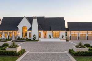 House Blueprint - Exterior - Front Elevation for Cottage House Plan #455-774 - 3 bed, 2.5 bath