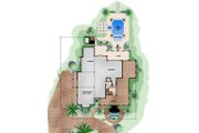 Beach Style House Plan - 4 Beds 4.5 Baths 13717 Sq/Ft Plan #27-480 