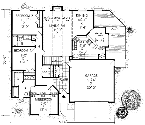European Floor Plan - Main Floor Plan #312-259