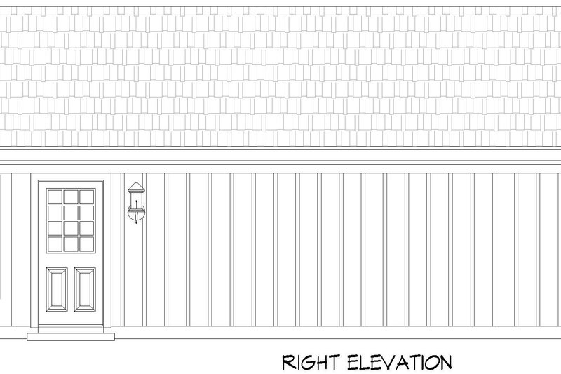 Dream House Plan - Exterior - Other Elevation 1 for Country House Plan #932-987 - 2 bed, 1 bath