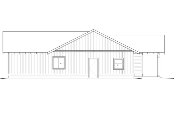Exterior - Other Elevation for Craftsman House Plan #895-14 - 3 bed, 2 bath