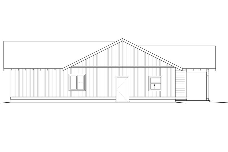 Home Plan - Exterior - Other Elevation for Craftsman House Plan #895-14 - 3 bed, 2 bath