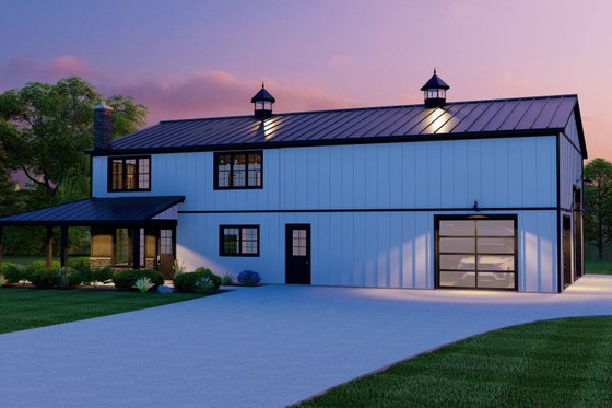 Exterior - Other Elevation 2 for Barndominium House Plan #1064-220 - 3 bed, 2.5 bath