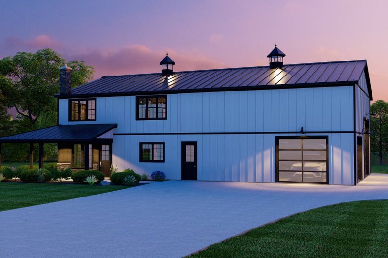 Dream House Plan - Exterior - Other Elevation 2 for Barndominium House Plan #1064-220 - 3 bed, 2.5 bath