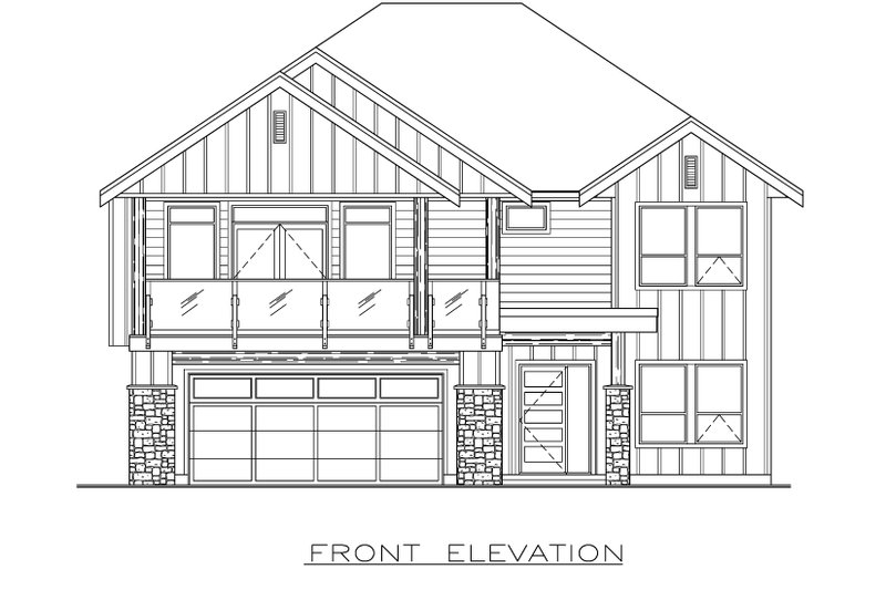 Dream House Plan - Exterior - Front Elevation 3 for Craftsman House Plan #1100-141 - 3 bed, 2 bath