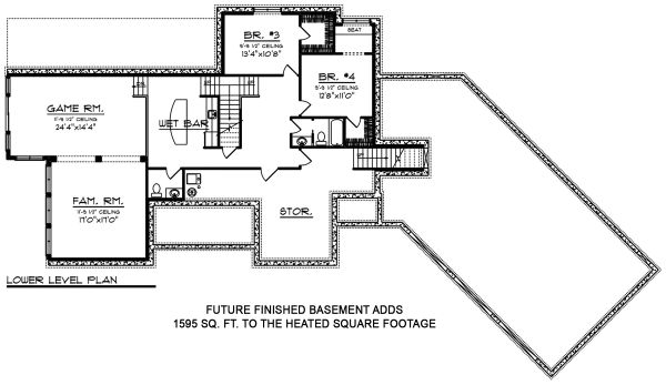 House Blueprint - Optional Basement