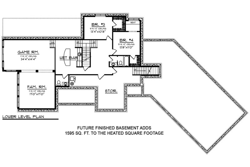 Dream House Plan - Optional Basement