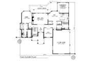 Modern Style House Plan - 4 Beds 2.5 Baths 2994 Sq/Ft Plan #70-471 