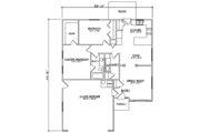 Adobe / Southwestern Style House Plan - 2 Beds 1 Baths 998 Sq/Ft Plan #5-106 