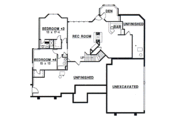 European Style House Plan - 4 Beds 5 Baths 4434 Sq/Ft Plan #67-216 