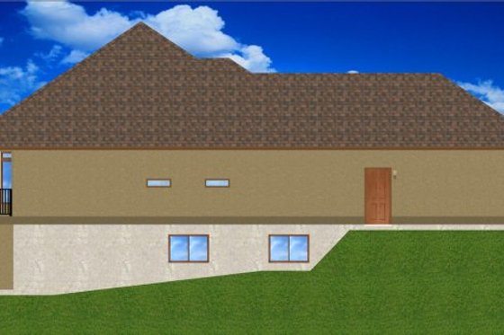 Exterior - Other Elevation for Adobe / Southwestern House Plan #126-151 - 6 bed, 3.5 bath