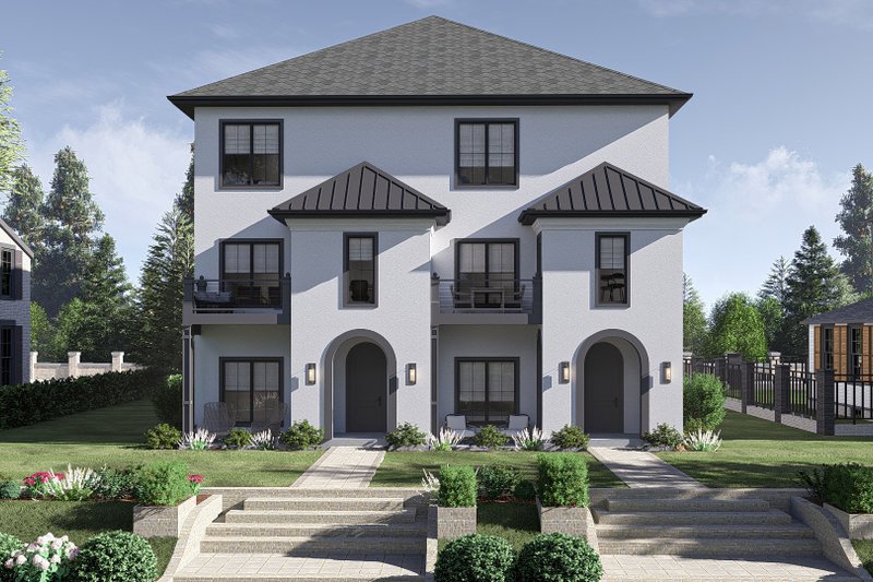 Dream House Plan - Cottage Exterior - Front Elevation Plan #455-348