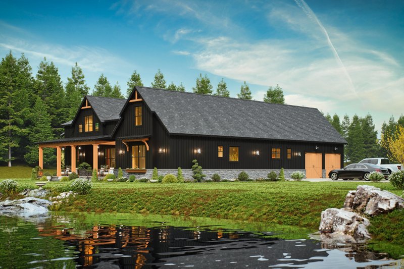 House Blueprint - Exterior - Other Elevation 3 for Farmhouse House Plan #119-434 - 3 bed, 3.5 bath