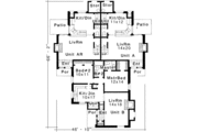 Traditional Style House Plan - 2 Beds 5.5 Baths 2990 Sq/Ft Plan #310-107 