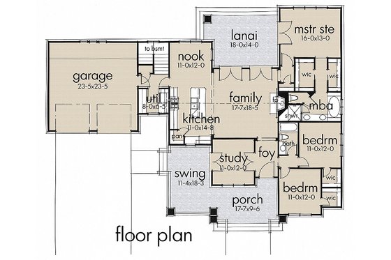 Craftsman house pan 1900sft by Texas Architect David Wiggins