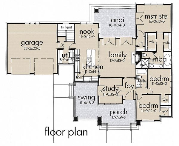 House Plan Design - Craftsman house pan 1900sft by Texas Architect David Wiggins