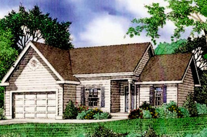 House Design - Traditional Exterior - Front Elevation Plan #405-162
