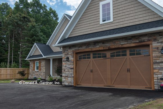 Exterior - Front Elevation 3 for Ranch House Plan #929-1004 - 4 bed, 3 bath