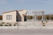 Adobe / Southwestern Style House Plan - 3 Beds 2 Baths 999 Sq/Ft Plan #1106-47 