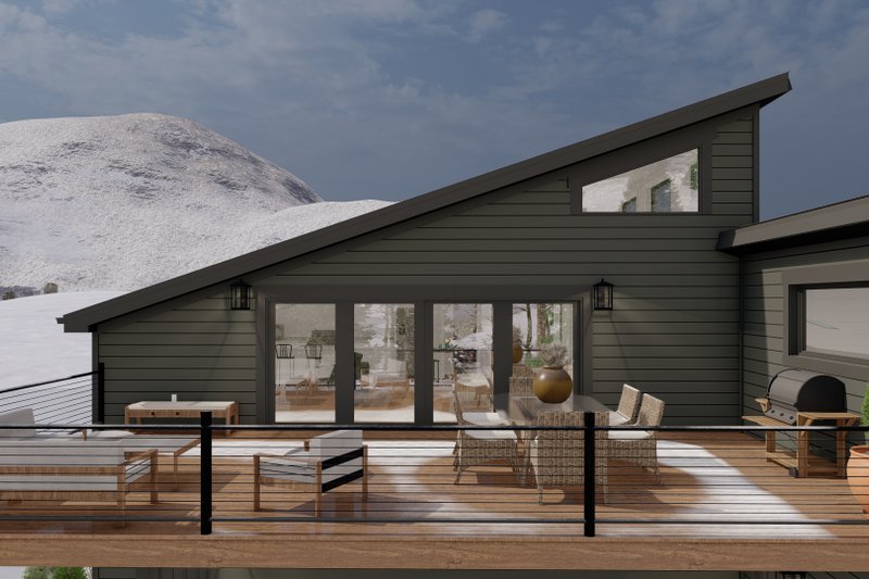 Architectural House Design - Exterior - Outdoor Living for Modern House Plan #1060-117 - 1 bed, 1.5 bath