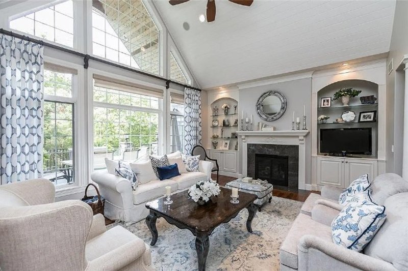 Home Plan - Interior - Family Room 3 for Ranch House Plan #70-1555 - 3 bed, 5.5 bath