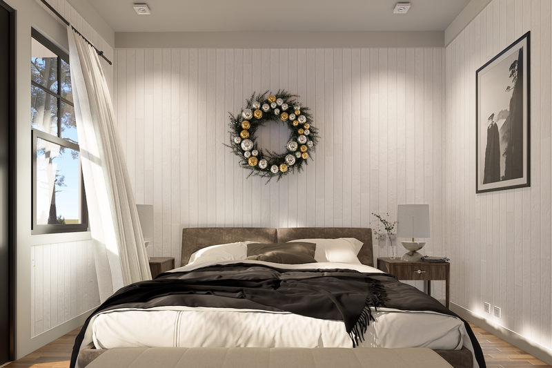 Architectural House Design - Interior - Bedroom for Barndominium House Plan #119-466 - 2 bed, 2 bath