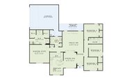 Traditional Style House Plan - 4 Beds 2 Baths 1841 Sq/Ft Plan #17-1110 