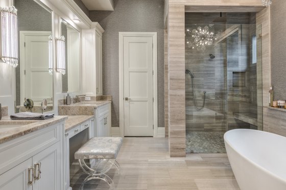 Interior - Master Bathroom for Contemporary House Plan #930-548 - 4 bed, 4.5 bath