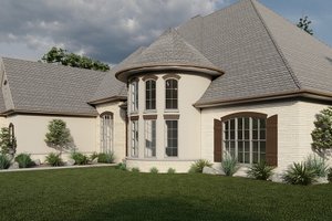 Exterior - Front Elevation 6 for European House Plan #923-298 - 6 bed, 7.5 bath