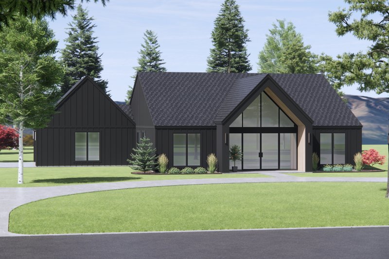 House Design - Exterior - Front Elevation 5 for Ranch House Plan #1096-112 - 3 bed, 2 bath