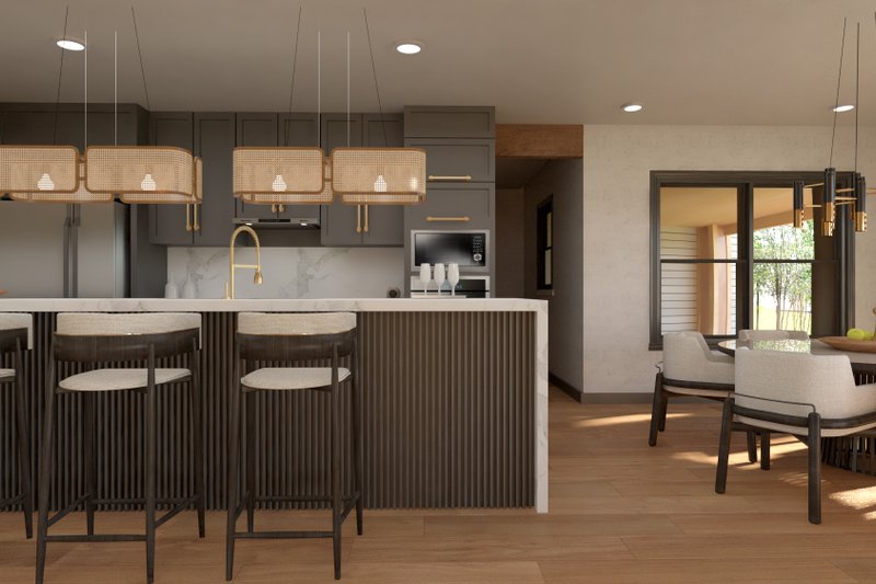 Architectural House Design - Interior - Kitchen 1 for Barndominium House Plan #1064-302 - 3 bed, 2.5 bath