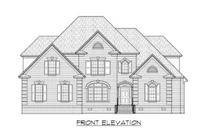 Exterior - Front Elevation 3 for Traditional House Plan #1054-79 - 3 bed, 3.5 bath