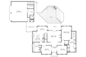3300 square foot Colonial House plan
