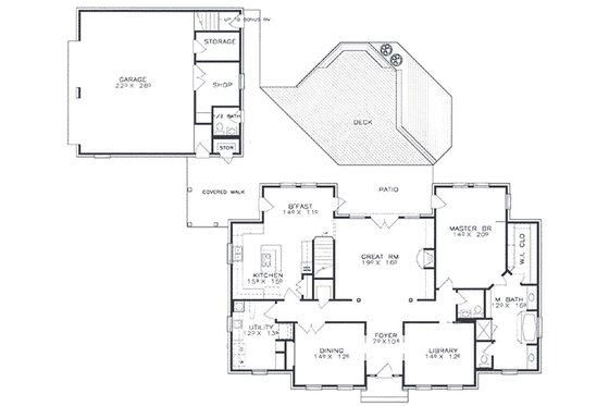 3300 square foot Colonial House plan