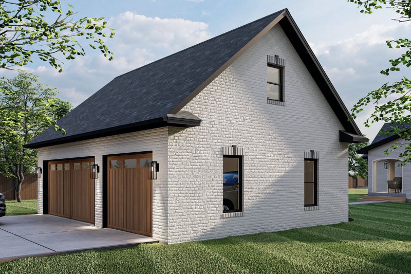 House Plan Design - Exterior - Front Elevation 2 for Traditional House Plan #455-88, 0 bath