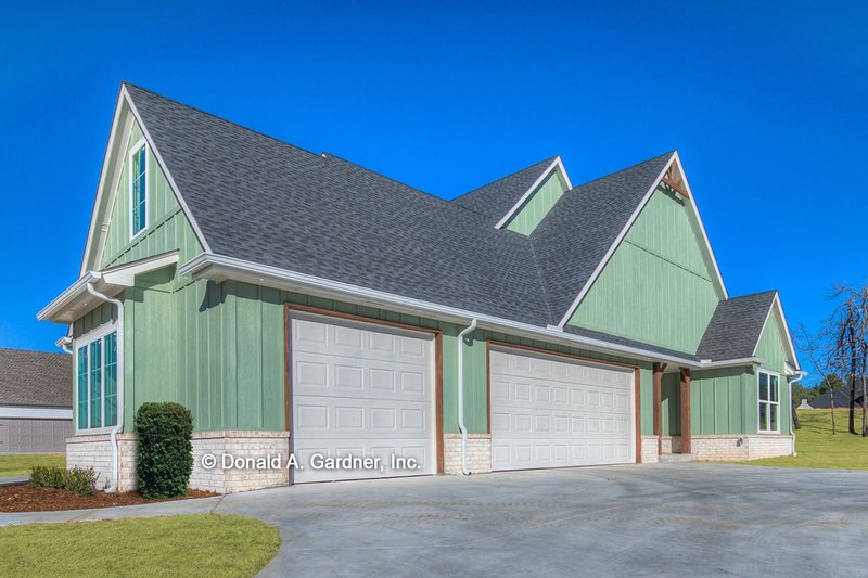 Architectural House Design - Exterior - Other Elevation for Farmhouse House Plan #929-1070 - 4 bed, 3 bath